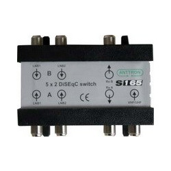 338-38 Anttron S165 DiSEqC 1/2 Δύο δορυφόροι Δύο έξοδοι + Επίγειο ANTTRON