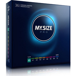 My.Size Pro 45mm Προφυλακτικά Λεπτά με Λιπαντικό 36τμχ