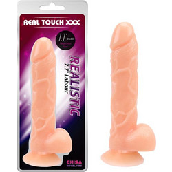 Chisa Novelties Real Touch XXX Labour Ρεαλιστικό Dildo με Βεντούζα & Όρχεις 19.5cm Flesh