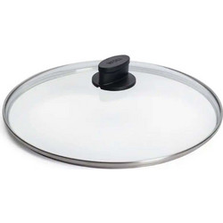 Καπάκι Μαγειρικών Σκευών S20ELM 20cm Clear-Black Woll Γυαλί