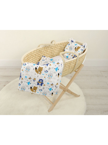Duvet with pillow Teddy - 2pcs set - navy blue bears