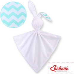 Cuddly rabbit double-sided- Chevron mint
