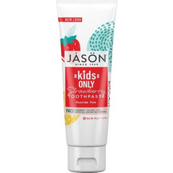 Jason Kids Only Strawberry 6m+ Βρεφική & Παιδική Οδοντόκρεμα Χωρίς Φθόριο 119gr