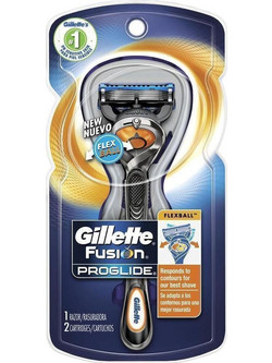 Gillette Fusion Proglide Ξυραφάκι με Ανταλλακτικές Κεφαλές με 5 Λεπίδες & Λιπαντική Ταινία + Ανταλλακτικά Ξυραφάκια 2τμχ