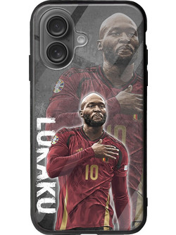 Θήκη Euro 2024 - Romelu Lukaku iPhone 16 Plus Groove TPU (Tempered Glass και TPU)