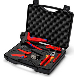 KNIPEX ΕΡΓΑΛΕΙΟΘΗΚΗ ΓΙΑ ΦΩΤΟΒΟΛΤΑΪΚΑ ΣΥΣΤΗΜΑΤΑ - 7 ΕΡΓΑΛΕΙΑ 97 91 04 V01