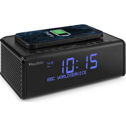AUDIZIO CUNEO Ρολόι Alarm Ραδιόφωνο DAB+ FM, Bluetooth με Ασύρματη φόρτιση κινητού 102.502