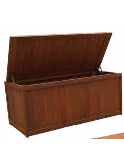 Μπαούλο Από Ξύλο Meranti Καφέ 112.5x52x53.5cm ΚΩΔΙΚΟΣ: 5298G