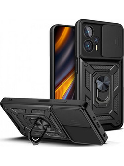 Bodycell Armor Slide Θήκη Κινητού Black (Xiaomi Poco F5)