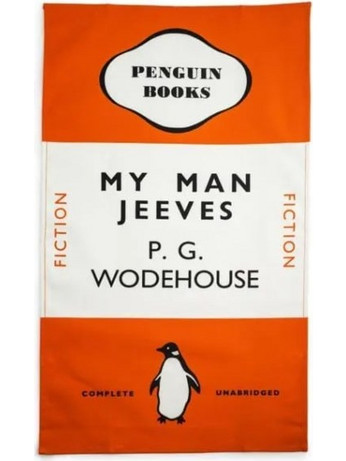 My man Jeeves (Orange) - tea Towel