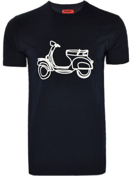 Μπλούζα John Frank JFTEF27 Rider John Frank Μπλε Σκούρο