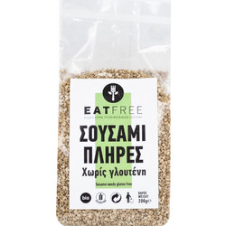 Βιολογικό Σουσάμι Πλήρες χωρίς Γλουτένη 200g Eat Free