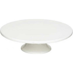 Τουρτιέρα NORASTONEWARE λευκή Φ28 Η9cm