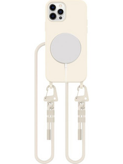 Θήκη iPhone 12 / 12 Pro Tech-Protect MagNecklace MagSafe Cosmic Latte