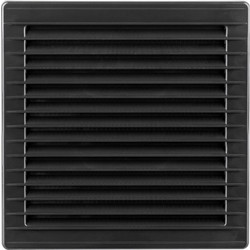 Σχάρα εξαερισμού EDM 87730 Ανθρακί 17 x 17 cm Δίχτυ για κουνουπιέρες