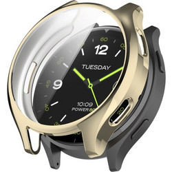 Θήκη προστασίας σιλικόνης για το Xiaomi Watch 2 με ενσωματωμένη προστασία οθόνης -(Gold)