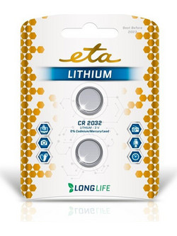 ETA Premium CR2032 2τμχ