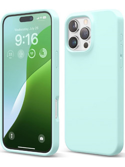 Θήκη Apple iPhone 16 Pro Max - Elago Silicone Case Premium Σιλικόνης - Aqua Sky (ES16SC69PRO-ASKY)