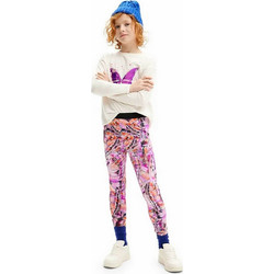 Desigual παιδικό κολάν με floral print - 24WGKK05 Ροζ