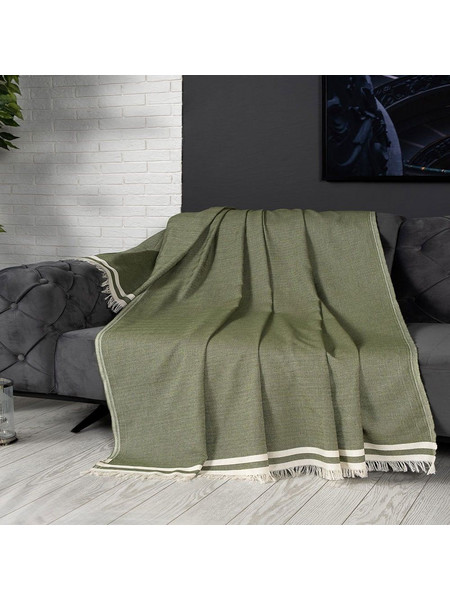 Ριχτάρι Alinda 194DCH1937 Green L'Εssentiel Maison Διθέσιο 170x230cm 100% Βαμβάκι