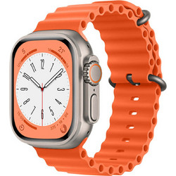 Techsuit Watchband W038 Λουράκι Σιλικόνης Orange (Apple Watch 38 / 40 / 41mm)