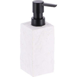 Atmoshera Dispenser - Θήκη Για Κρεμοσάπουνο Με Όψη Πέτρας Stone White
