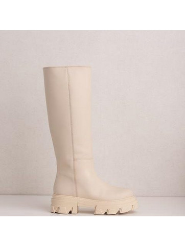 Alohas Katiuska Ivory Leather Boot