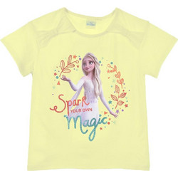 Spark Παιδικό T-Shirt Κοντομάνικο Κίτρινο EV1001