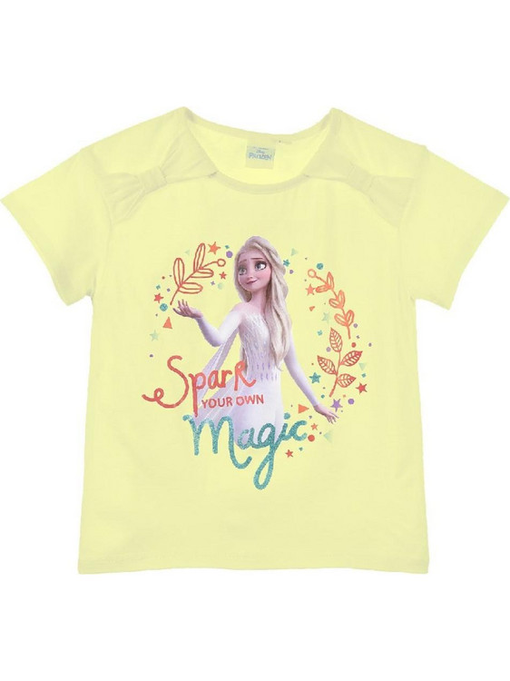 Spark Παιδικό T-Shirt Κοντομάνικο Κίτρινο EV1001