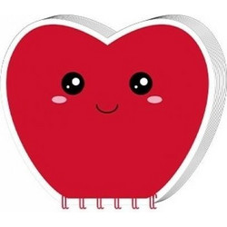ΜΠΛΟΚ ΣΗΜΕΙΩΣΕΩΝ MINI HEART 80Φ 11*12εκ ΣΧΗΜΑΤΙΚΟ - i-TOTAL XL1840G