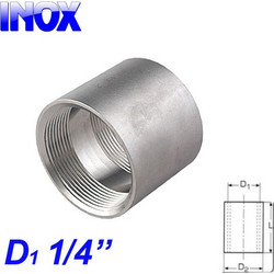 INOX 304 Μούφα 1/4"