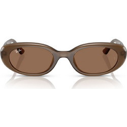 Ray-Ban RB4441D 677973 Γυναικεία Γυαλιά Ηλίου Οβαλ Κοκάλινα Καφέ με Καφέ Φακό