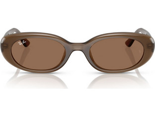 Ray-Ban RB4441D 677973 Γυναικεία Γυαλιά Ηλίου Οβαλ Κοκάλινα Καφέ με Καφέ Φακό
