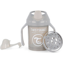 Twistshake Κύπελλο Mini Cup με Μίξερ Φρούτων Pastel Grey 230ml