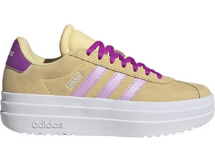 Adidas VL Court Bold Παιδικά Sneakers Κίτρινα Μωβ Λιλά JI1019