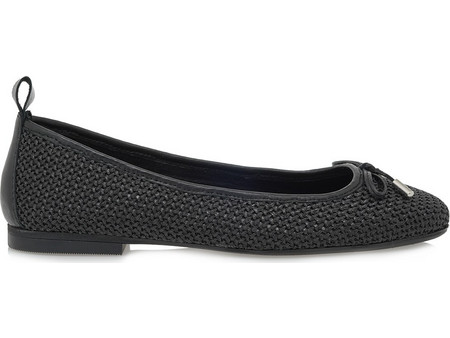 JK LONDON ΜΠΑΛΑΡΙΝΕΣ U108U1171H23 - ΜΑΥΡΗ ΨΑΘΑ U108U1171H23-FIRENZE REPS 12 TEXTILE