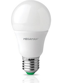 MEGAMAN LED Α60 ΜΑΤ 11W-9.6W E27 6500k 1055LΜ 330' - 40-10616