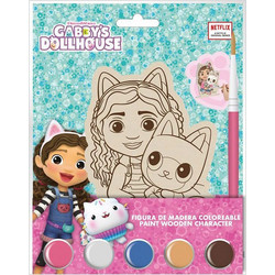 Κιτ Χρωματισμού Ξύλινης Φιγούρας GABBY'S DOLLHOUSE