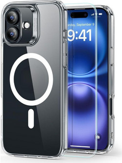 Σκληρή Θήκη ESR Classic Hybrid Halolock Magsafe και Τζαμάκι Προστασίας για iPhone 16 Plus - Διάφανο