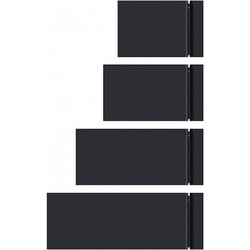 Radialight Kyoto 1500 Anthracite Θερμοπομπός Τοίχου 1500W με Θερμοστάτη και WiFi