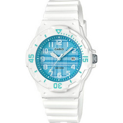 Casio Γυναικείο Ρολόι με Λευκό Λουράκι LRW-200H-2C