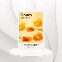 Missha Airy Fit Honey Sheet Μάσκα Προσώπου για Ενυδάτωση με Μέλι