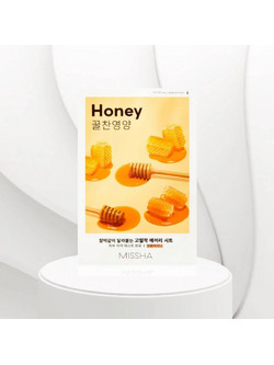 Missha Airy Fit Honey Sheet Μάσκα Προσώπου για Ενυδάτωση με Μέλι