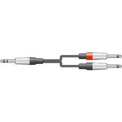 Chord S6J-2M6J150 Καλώδιο Ήχου 6.3mm TRS Jack Plug - 2 x 6.3mm Mono Jack Plugs 1.5m (Τεμάχιο)