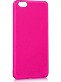 Back Cover Θήκη Λεπτής Σιλικόνης Matte για iPhone 6 Plus/ 6s Plus Φούξια