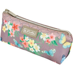 Herlitz Ladylike Butterflies Κασετίνα Γκρι 50043811