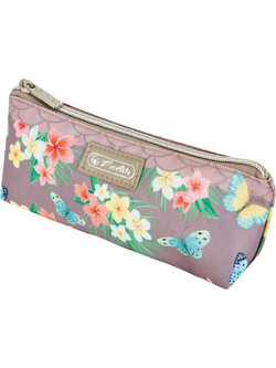 Herlitz Ladylike Butterflies Κασετίνα Γκρι 50043811