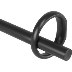 Κουρτινόξυλο Ringlet Ρυθμιζόμενο (Μαύρο Ματ) 107-305 εκ - Umbra
