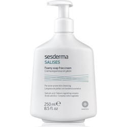 Sesderma Salises Foamy Soap Free Cream Ενυδατικός Αφρός Καθαρισμού Προσώπου 250ml