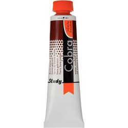 Talens Cobra Study water mixable oil 411 burnt sienna 40ml